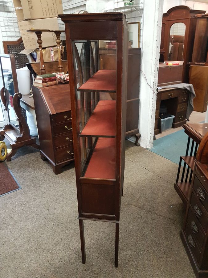 Antique Antique Edwardian Display Cabinet 