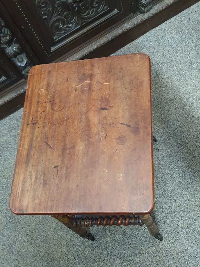 Antique Good Small Antique Bamboo Table