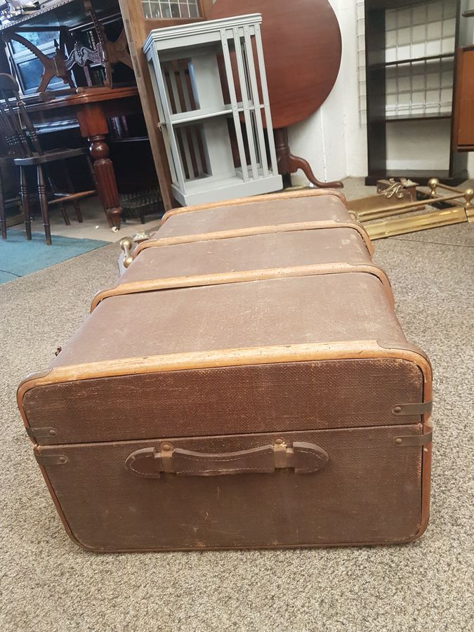 Antique Antique 1920's Vintage Suitcase