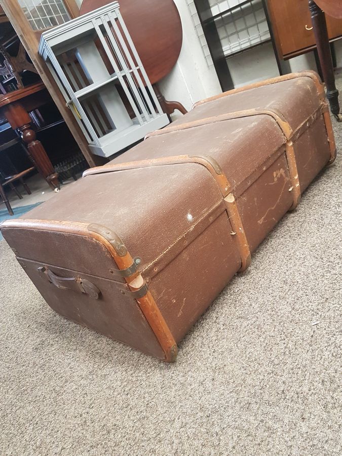 Antique Antique 1920's Vintage Suitcase