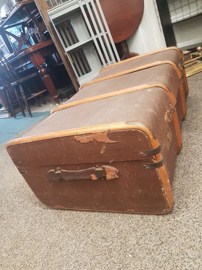 Antique Antique 1920's Vintage Suitcase