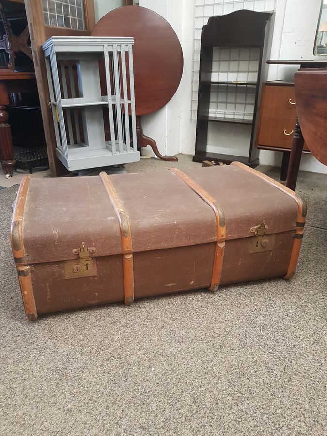 Antique Antique 1920's Vintage Suitcase