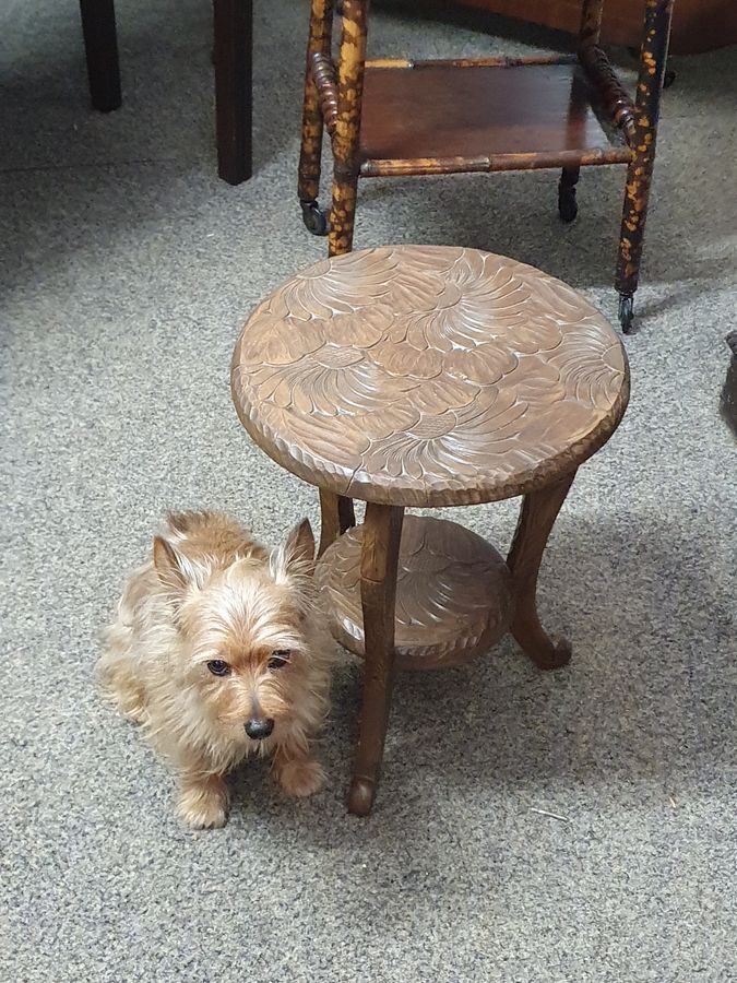 Antique Small Antique Liberty's of London Japanese Style Table