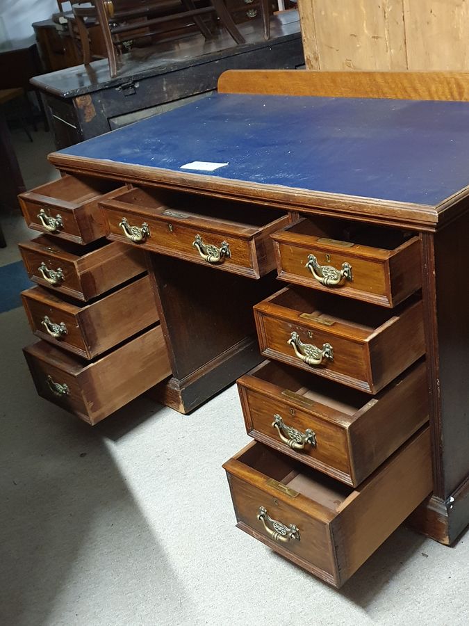 Antique Antique Edwardian Side Dressing Table Writing Desk 