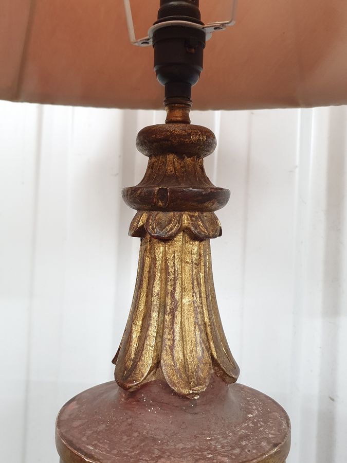 Antique Good 1940's Large Harrod's Table Lamp