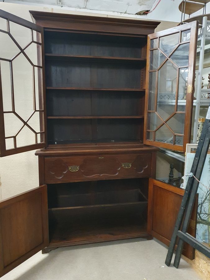 Antique Good Antique Secretaire Writing Desk Bookcase 