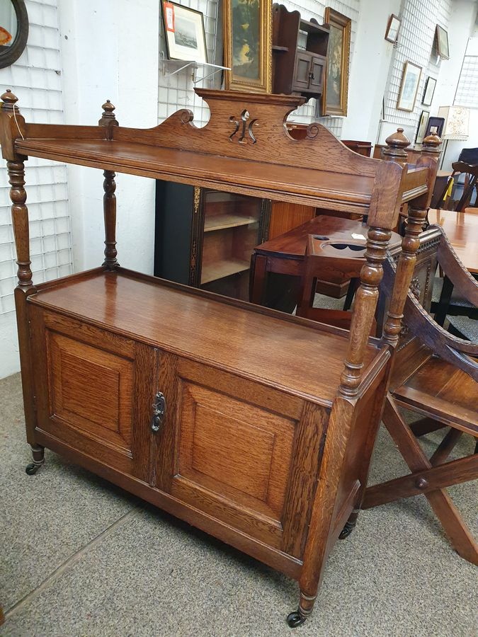 Antique Good Antique Side Cabinet Table