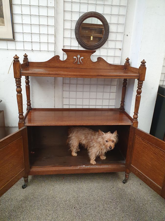 Antique Good Antique Side Cabinet Table