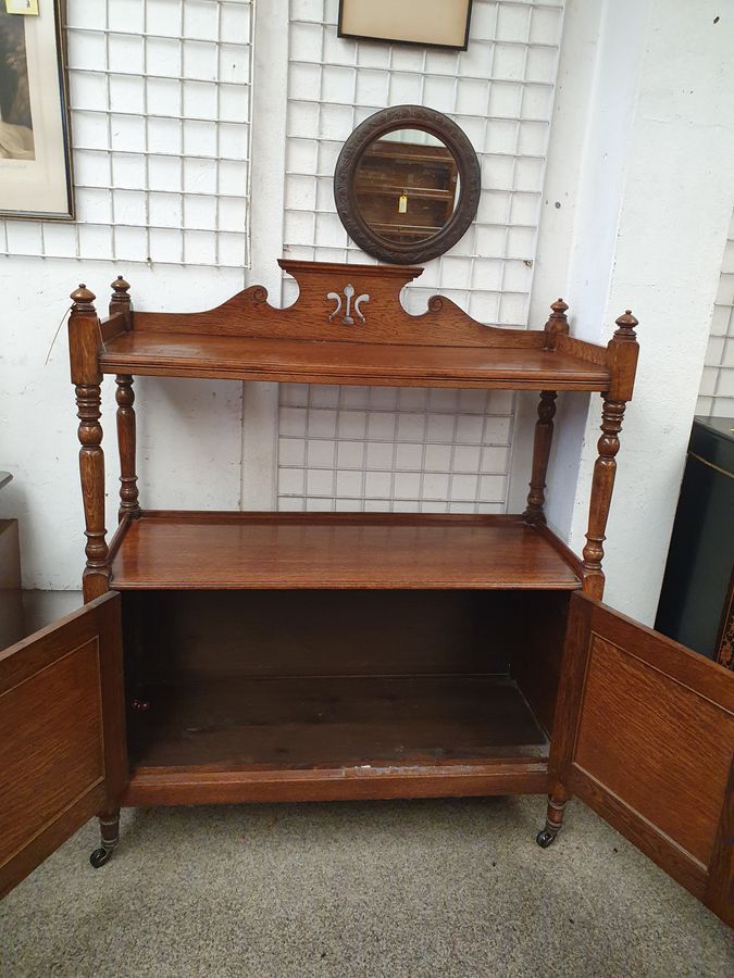 Antique Good Antique Side Cabinet Table