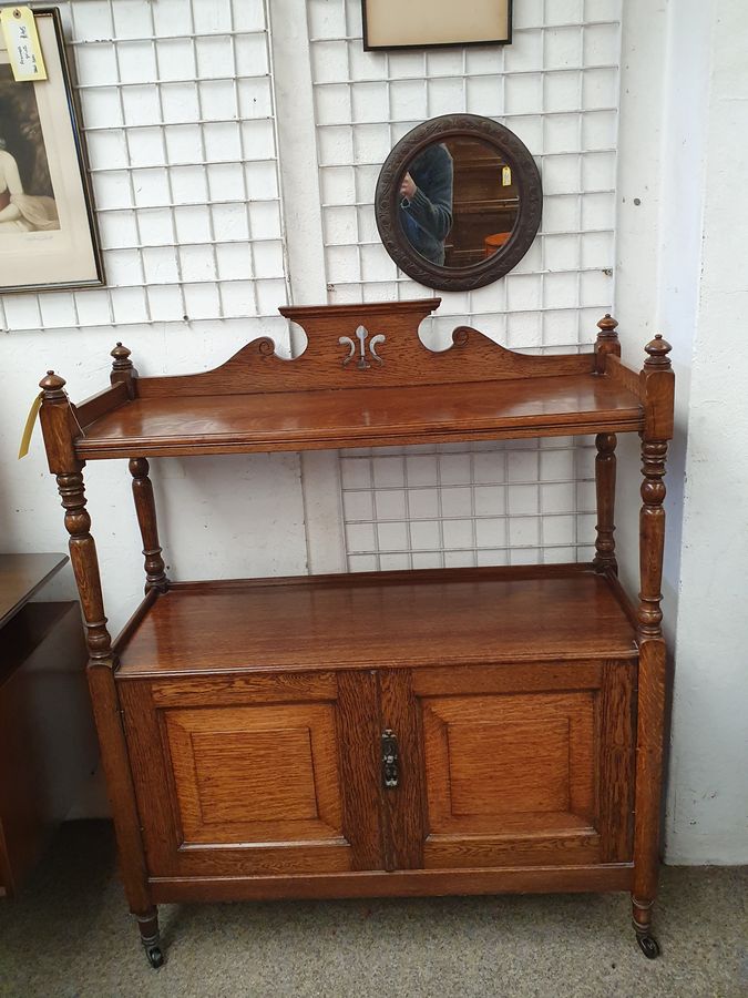 Antique Good Antique Side Cabinet Table