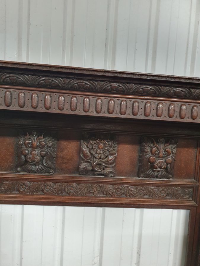 Antique Good Large Antique Fire Surround 