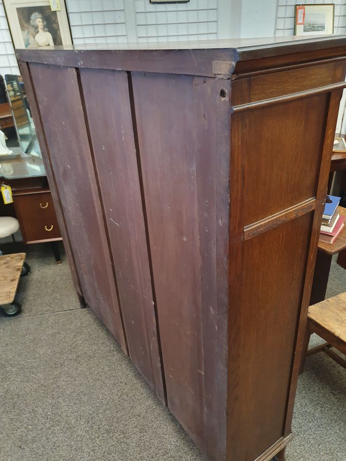 Antique Good Antique Arts & Crafts Liberty Style Oak Bookcase Side Cabinet