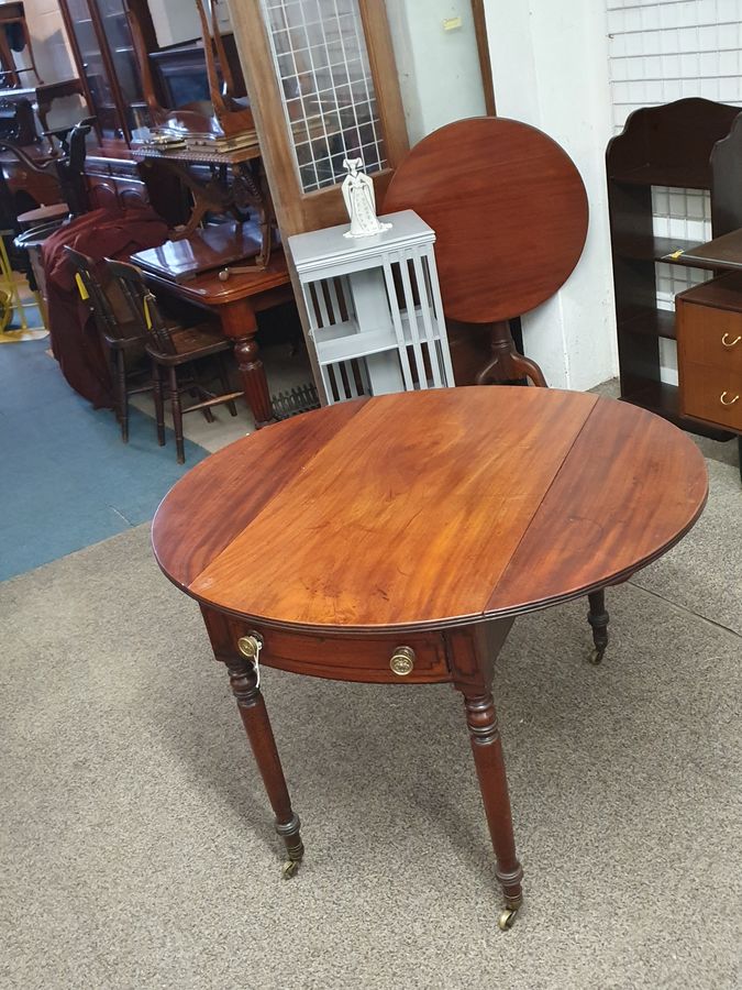 Antique Good Antique Regency Side Centre Tea Table 