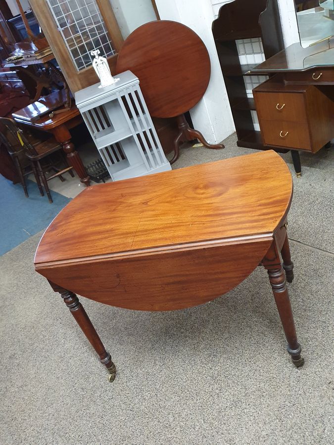 Antique Good Antique Regency Side Centre Tea Table 