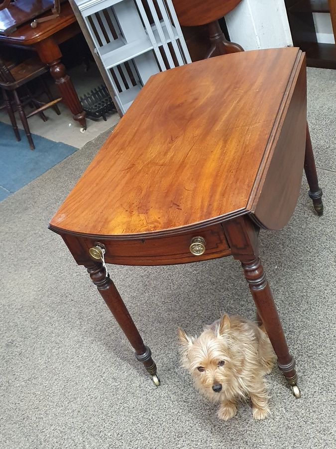 Antique Good Antique Regency Side Centre Tea Table 