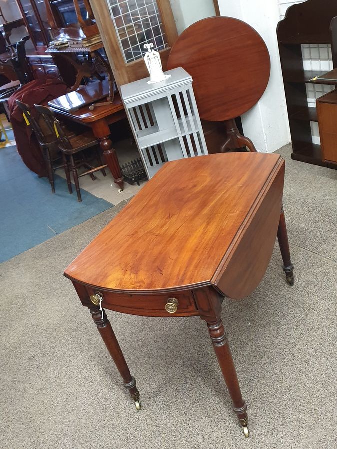 Antique Good Antique Regency Side Centre Tea Table 