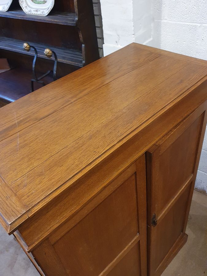 Antique Small Antique Oak Wardrobe 