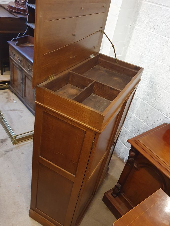 Antique Small Antique Oak Wardrobe 