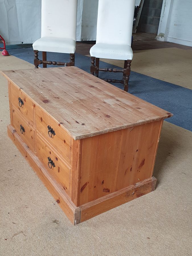 Vintage Antique Style Pine Coffee Table