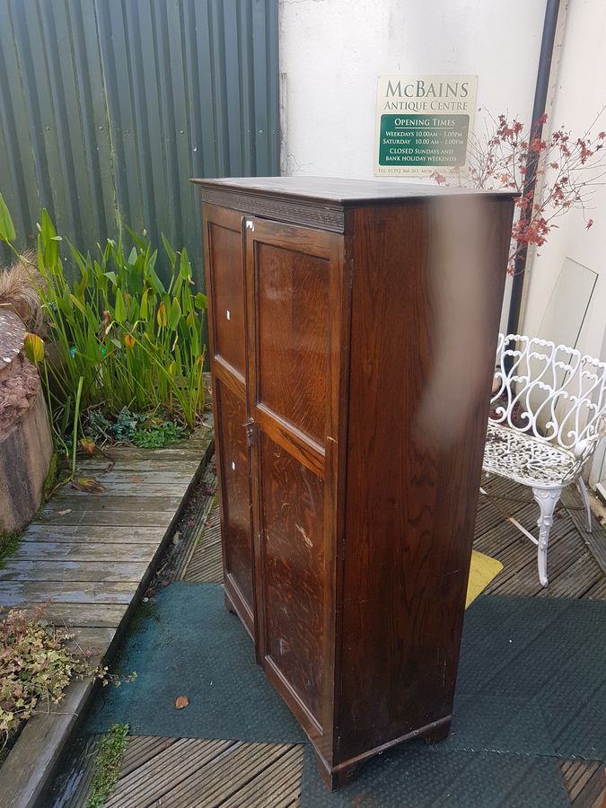 Antique Small Antique Edwardian Wardrobe 