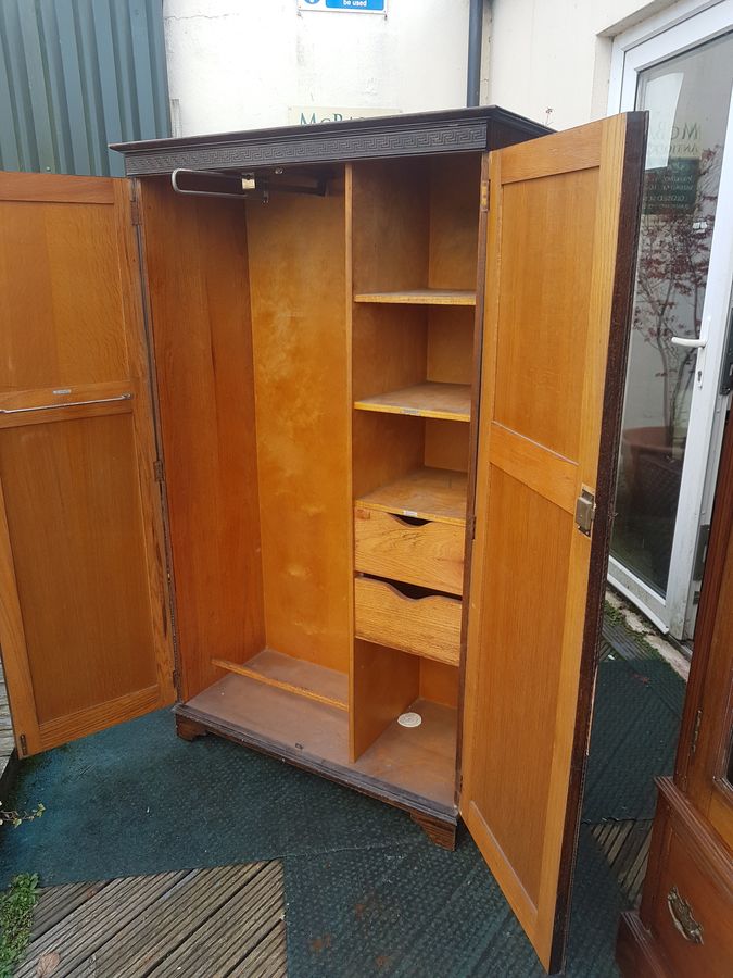 Antique Small Antique Edwardian Wardrobe 