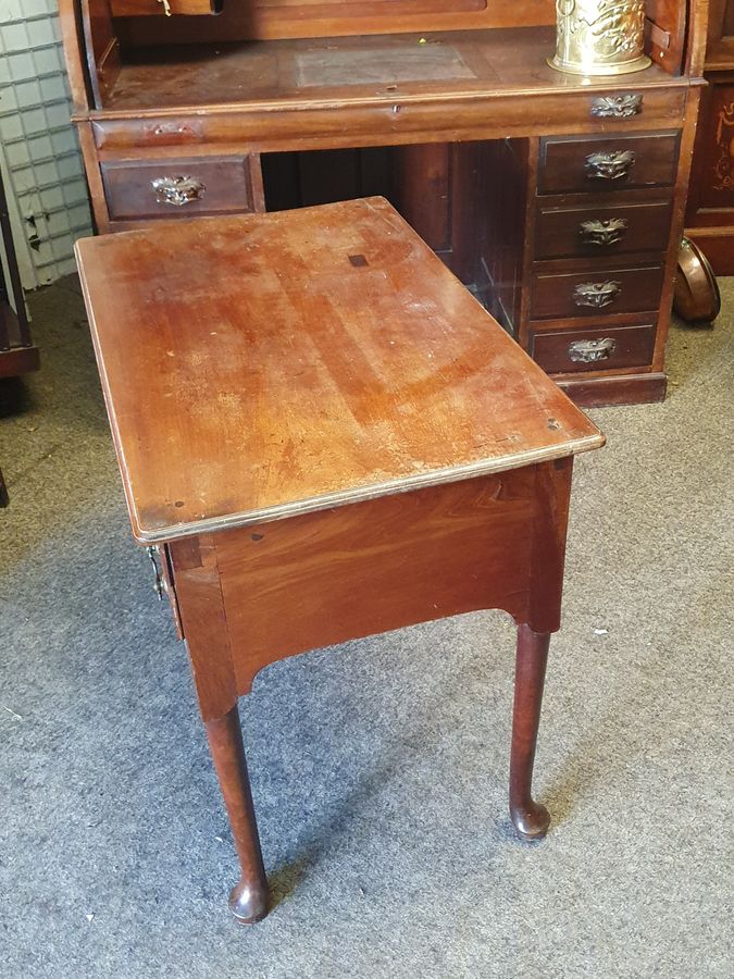 Antique Antique Late 19thC Georgian Revival Lowboy Side Table