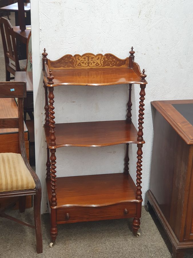 Antique Victorian Whatnot Display Stand