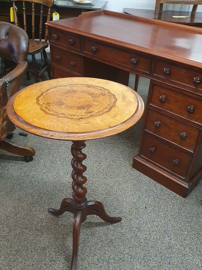 Good Antique Victorian Tripod Table