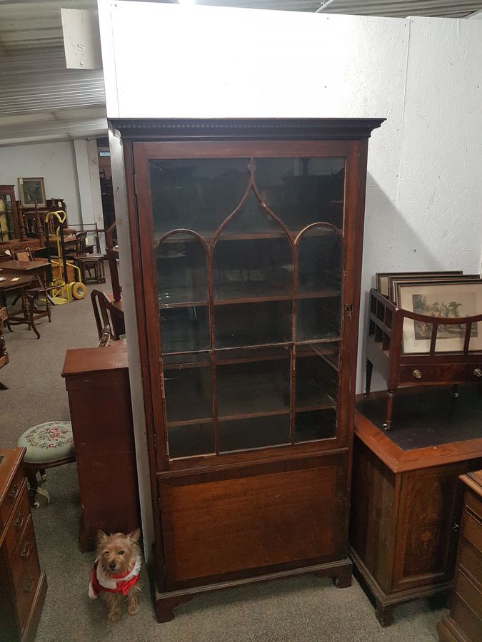 Antique Antique Bookcase Cabinet 