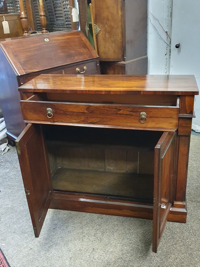 Antique Small Antique Rosewood Sideboard 