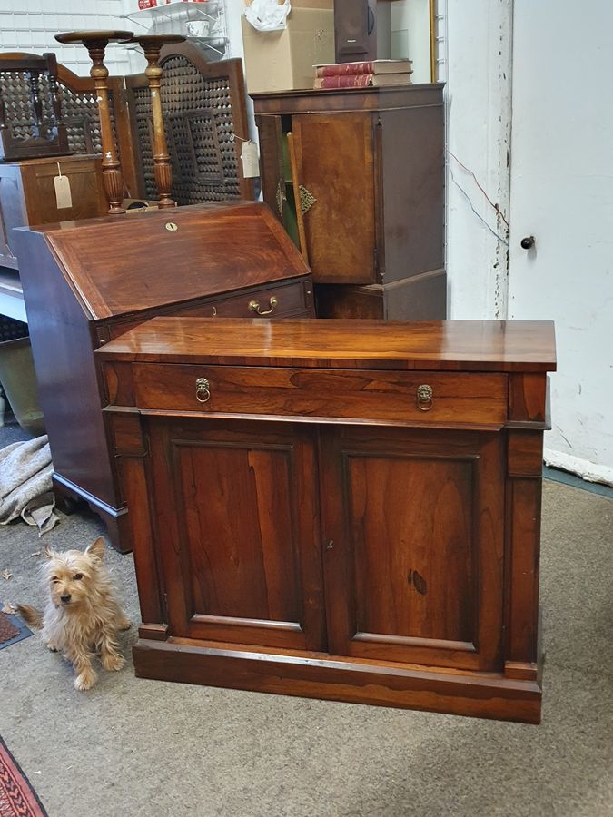 Antique Small Antique Rosewood Sideboard 