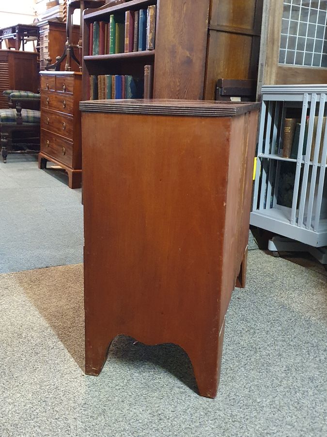 Antique Small Antique Bow Front Chest of Drawers 