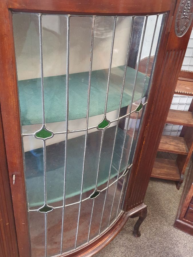 Antique Antique Edwardian Display Cabinet 