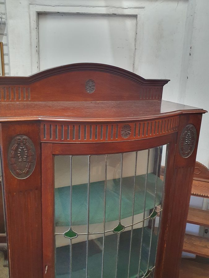 Antique Antique Edwardian Display Cabinet 