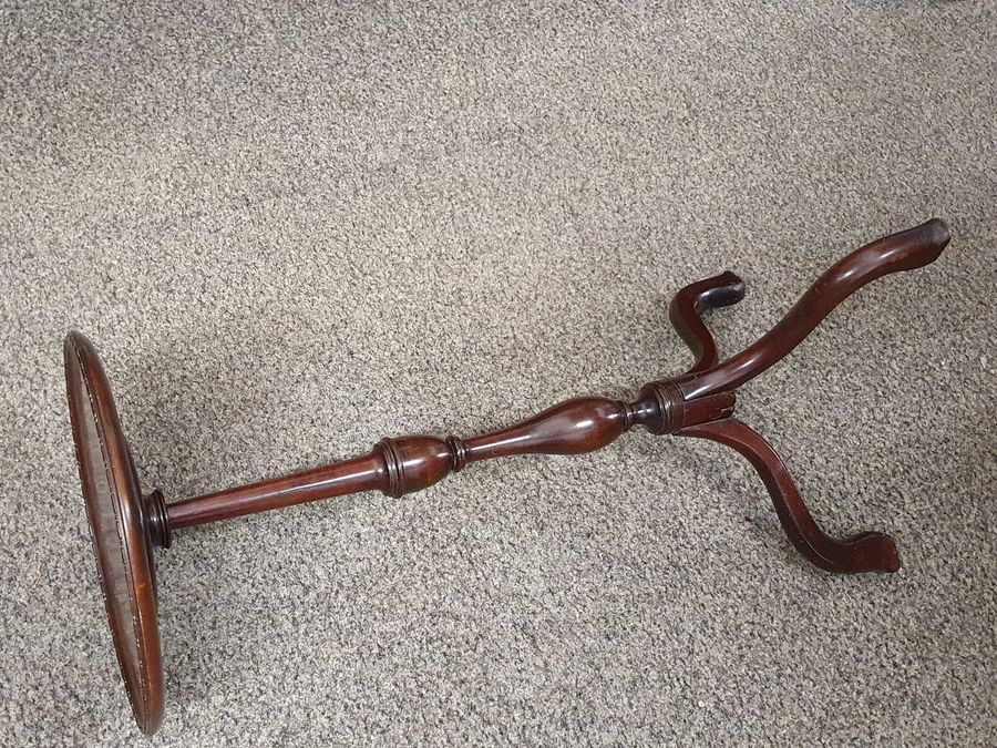 Antique Good Antique Georgian Wine Tripod Table