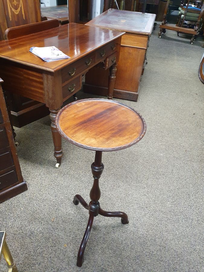 Antique Good Antique Georgian Wine Tripod Table