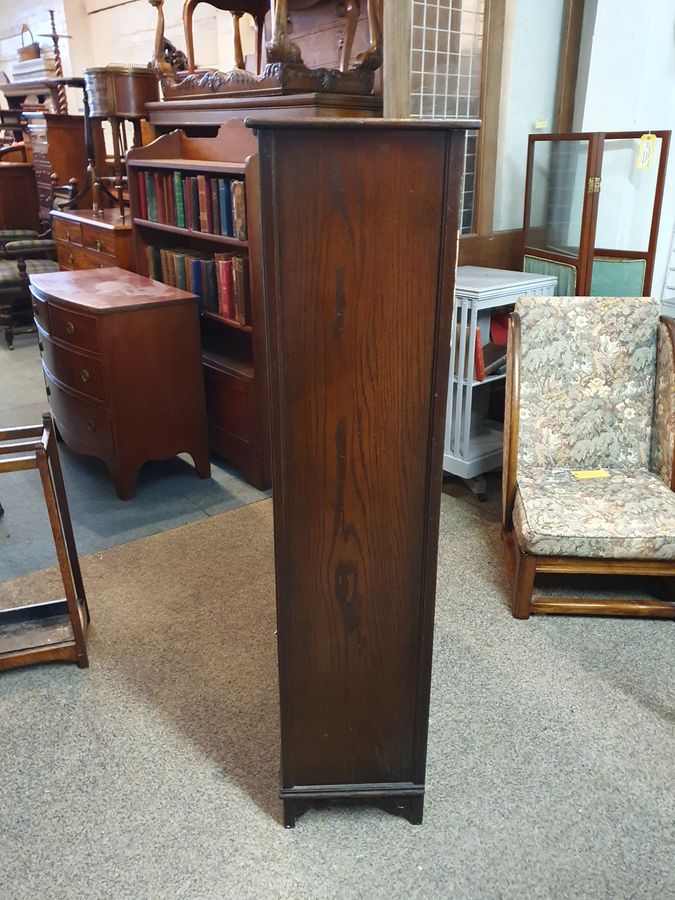 Antique Good 1920's Oak Bookcase 