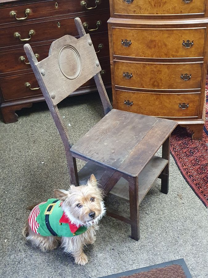 Antique Edwardian Metamorphic Library Step Chair