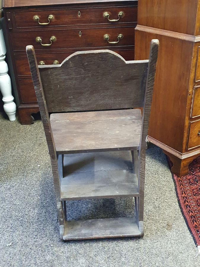 Antique Antique Edwardian Metamorphic Library Step Chair 