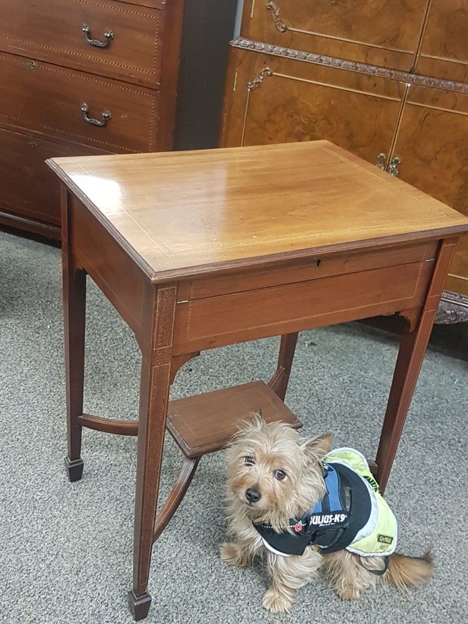 Antique Small Antique Writing Desk Table 