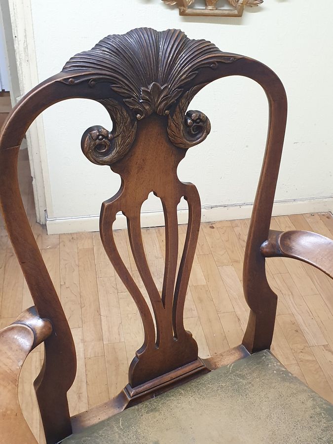 Antique Good Antique Desk Chair Armchair 