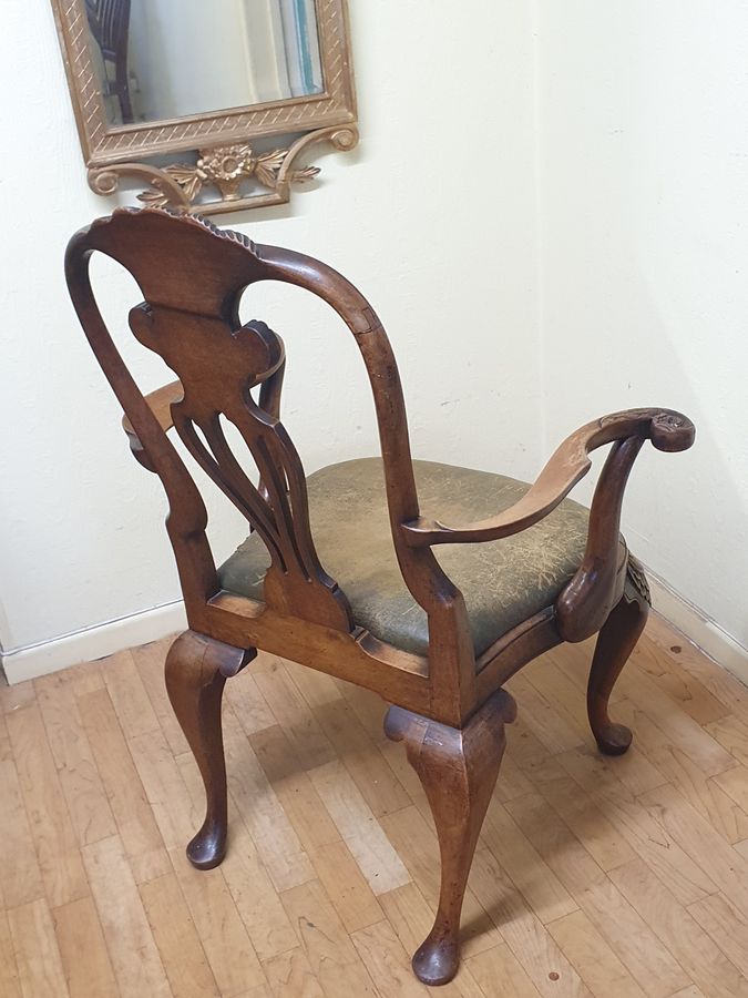 Antique Good Antique Desk Chair Armchair 