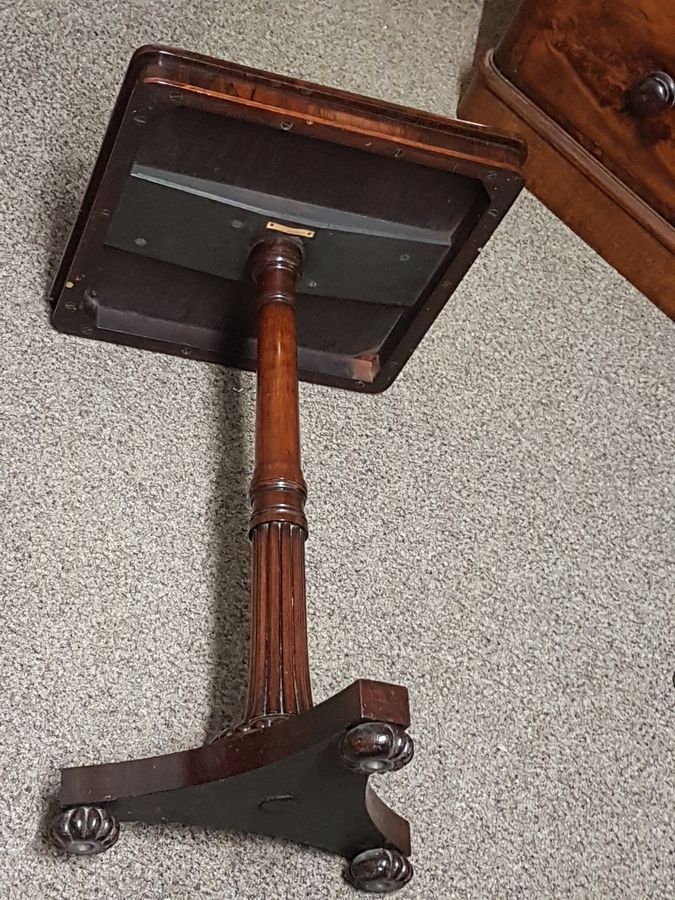 Antique Good Antique Rosewood Gillows Quality Lamp Occasional Table 