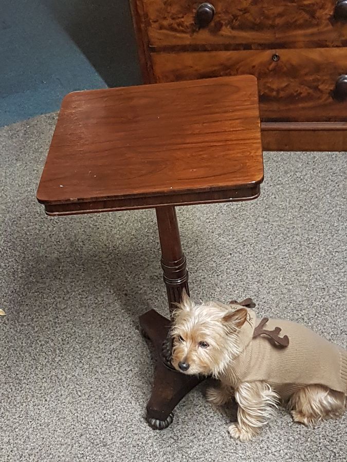 Antique Good Antique Rosewood Gillows Quality Lamp Occasional Table 