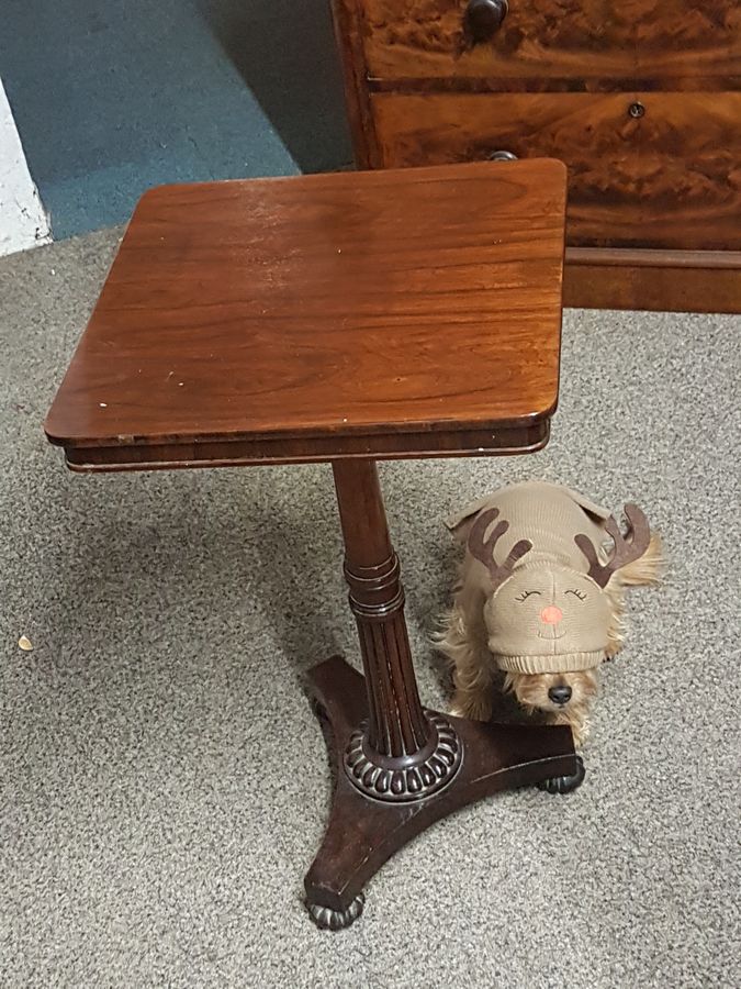 Antique Good Antique Rosewood Gillows Quality Lamp Occasional Table 