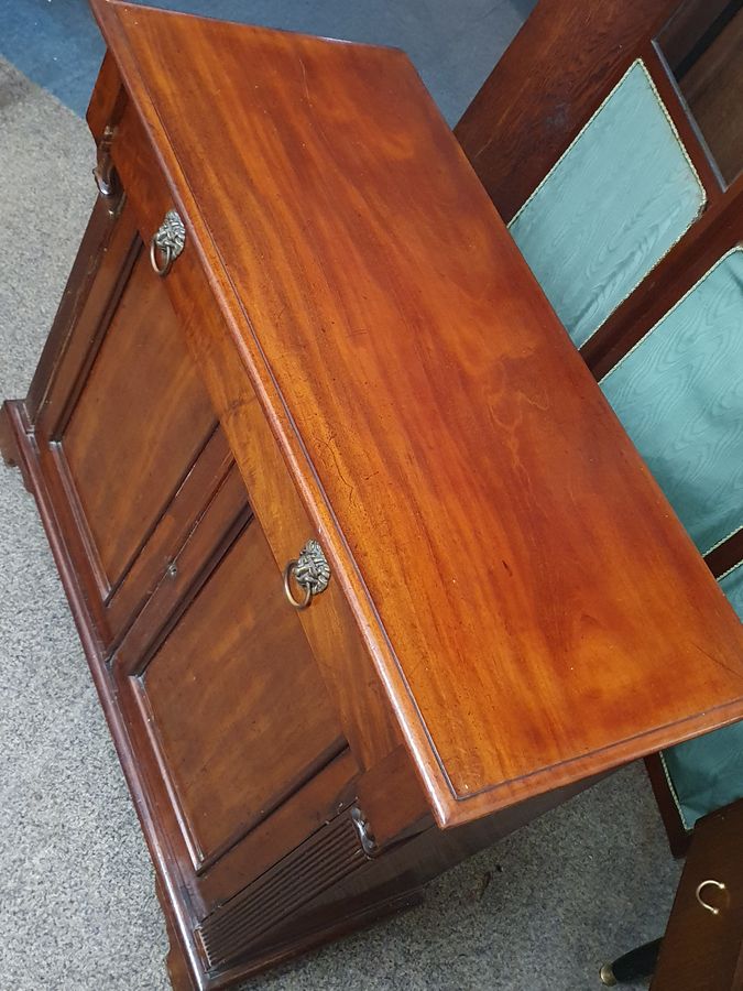 Antique Small Antique Side Cabinet Sideboard 