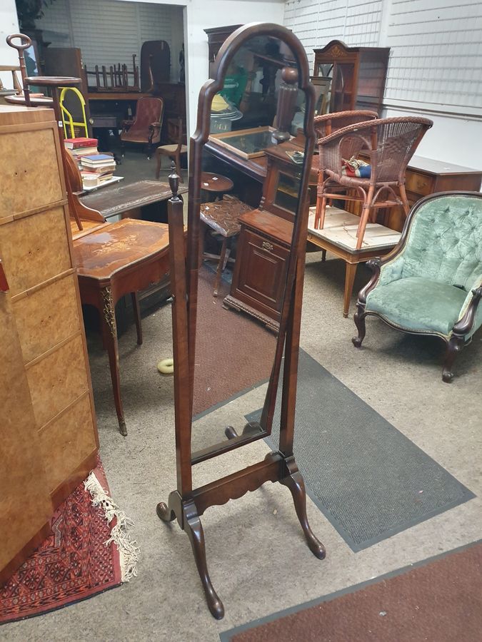 Antique Antique Edwardian Cheval Dressing Mirror 