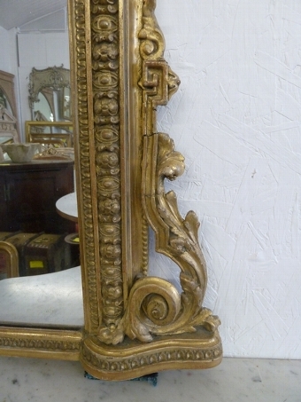 Antique Over4mantle Mirror