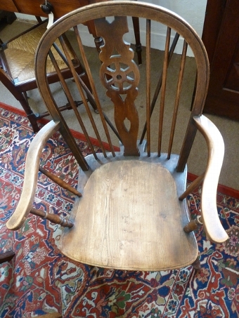 Antique Oak Armchair