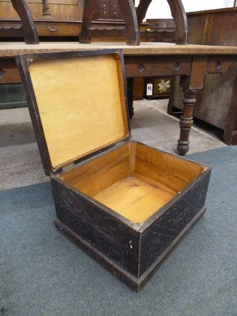Antique Box Stool